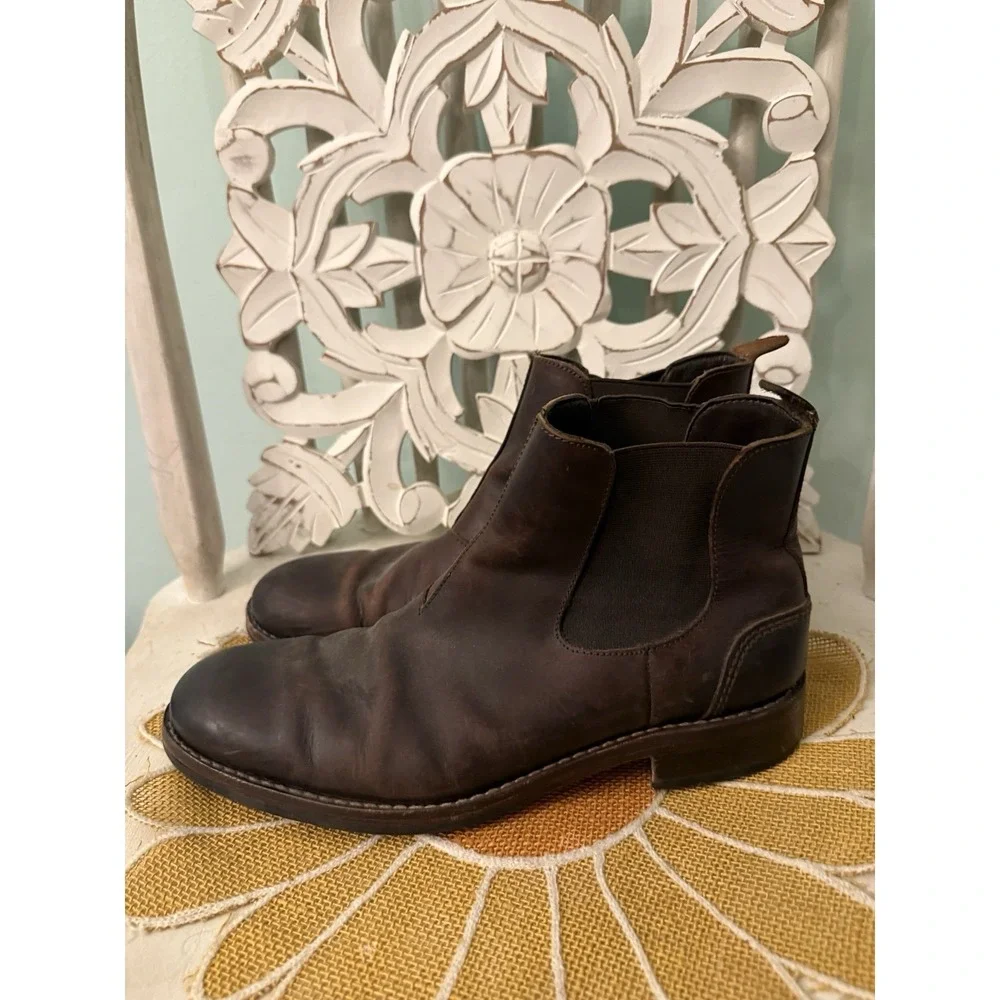 Wolverine 1000 Mile Mens Brown Leather Wingtip Chukka Boots W40384 Size 8.5 D